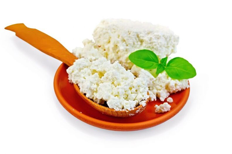 6 petals of cottage cheese for diet