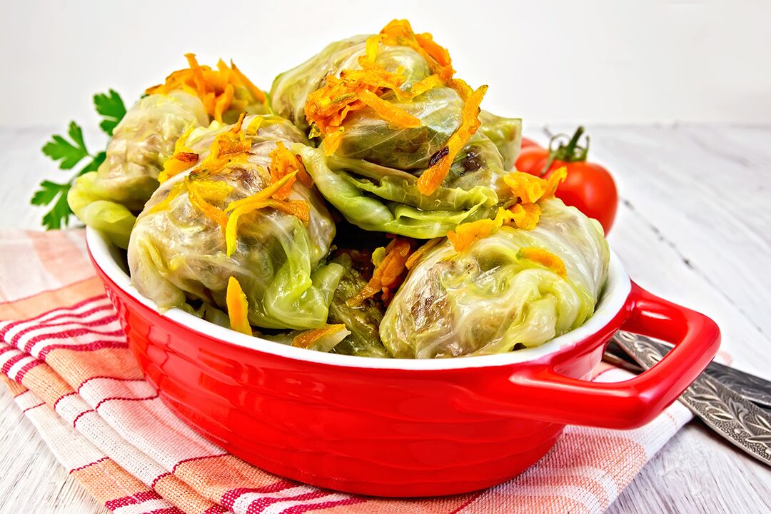 Cabbage rolls to lose weight